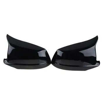 

Gloss Black Car mirror cover Side Cap For BMW F10 F11 F18 Pre-LCI 11-2013 Plastic 51167216370 Useful