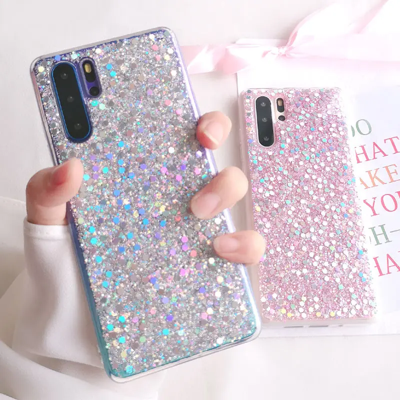 

Liquid Quicksand Phone Case For Huawei P20 P30 Lite P20 P30 Pro Bling Glitter Soft Silicone Case For Huawei Mate 20 Pro M20 Lite