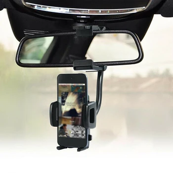 

For Phone GPS 360Degree Universal Car bracket Car Mirror Holder Cradle