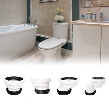 

Toilet Shifter Durable Drain Pipe Bathroom Closestool Ground Row For Drainage Systems Hose Connector Easy Install Change Place
