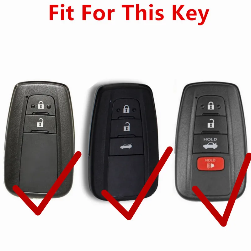 FLYBETTER корпус умного ключа из натуральной кожи для Toyota C-HR/CHR Camry/Prius/Prado автомобильный Стайлинг L511