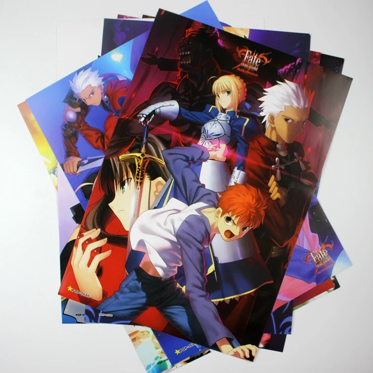 8 42x29cm Fate Zero Posters Anime Posters Wall Stickers Wall Stickers Aliexpress