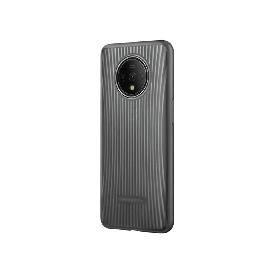 7T Cushio Black Официальный OnePlus 7T Cushio защитный чехол Karbon Карбон песчаник нейлоновый бампер силиконовый чехол задняя крышка оболочка для 7T - Цвет: 7T Cushio Black