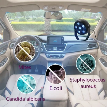 

18W Disinfection UV Lamp LED Ultraviolet Sterilization Germicidal Bacterial Disinfect Light Ozone LED Light Bulb Home Room Lamp