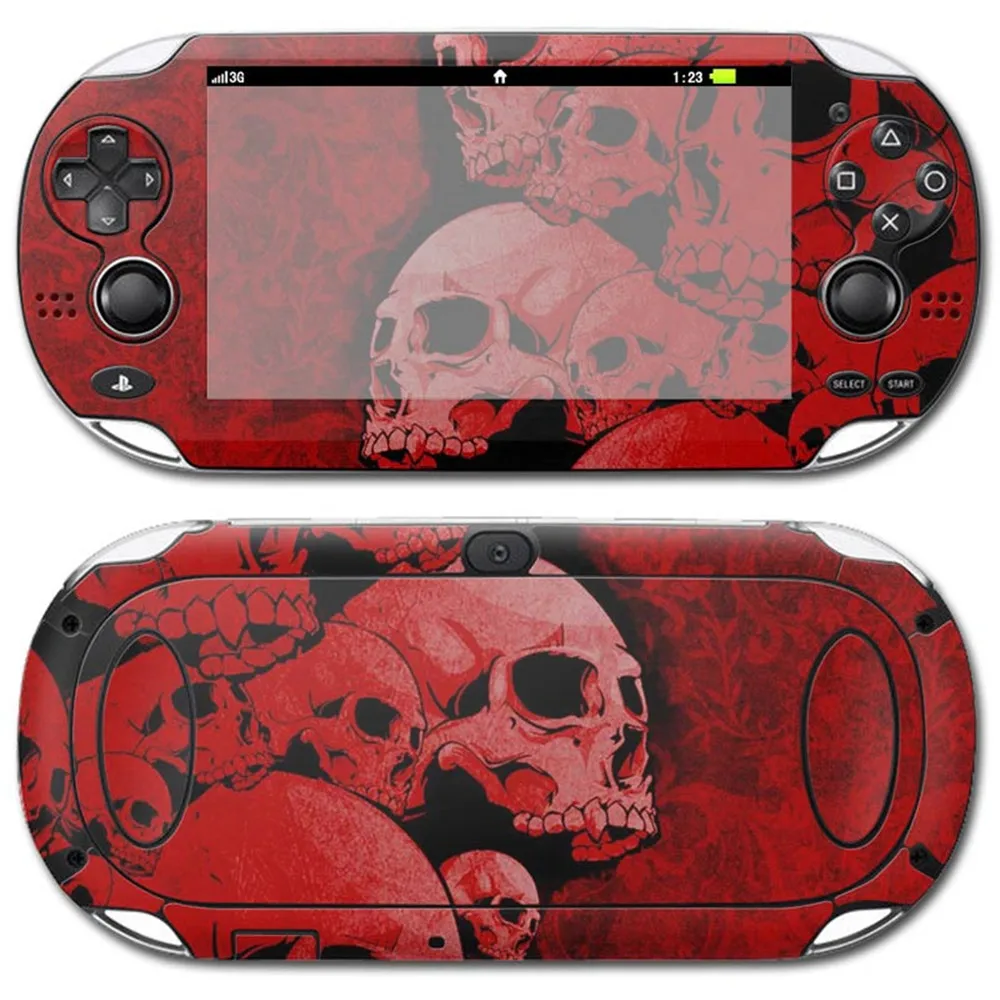 Chirstmas gift Design Games Accessories Vinyl Decal for PS vita 1000 Skin Sticker