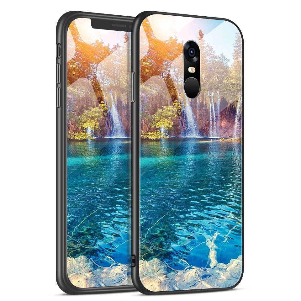 H121 Для Xiaomi Redmi Note 4/4X чехол для телефона из закаленного стекла для Remi Note 4 Pro CN Version/4 Gobal Version силиконовый Край жесткий чехол - Цвет: H121