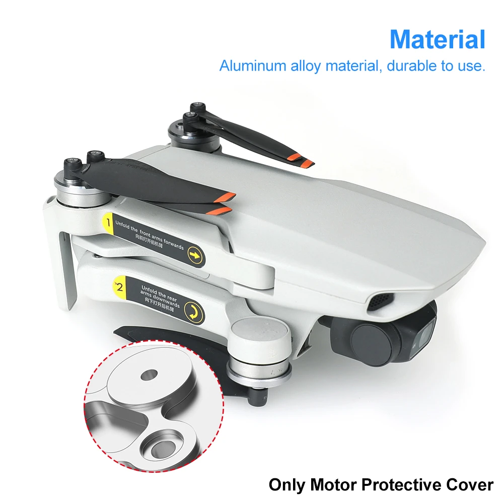 4Pcs Aluminum Alloy Motor Protective Covers Drone Accessories For DJI Mavic Mini 