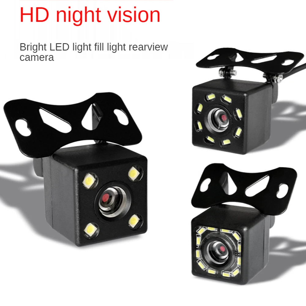

Led Car Camera Reversing Car Rear Camera High Definition Night Vision Auto Parking Monitor CCD Waterproof 170 Degree HD Video