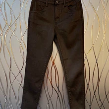 Новые осенние и зимние женские уличные сетчатые цветные узкие джинсы 1202