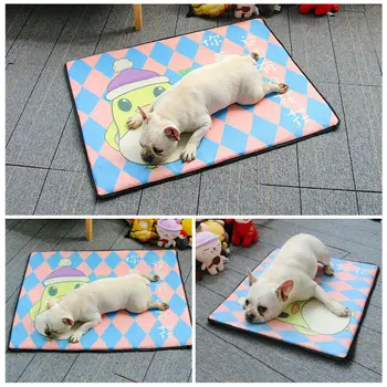 

Portable Summer Ice Silk Pad Pet Cooling Mat Cat Dog Bed Floor Nest Breathable