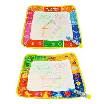 

Drawing Toys Water Drawing Mat 29 * 29 CM Board Painting and Writing Doodle With Magic Pen Non-toxic Drawing Board for Kids