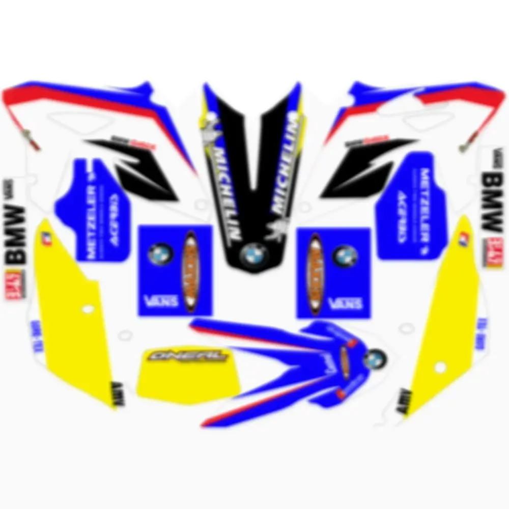 

Full Graphics Decals Stickers Custom Number Name 3M Bright Matte Stickers Waterproof and Sun-proof For BMW G450X