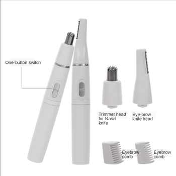

4 In 1 Hair Clipper Nose Hair Trimmer For Women Men Ear Hair Eyebrows Beard Nose Hair removal Eyebrow Trimmer