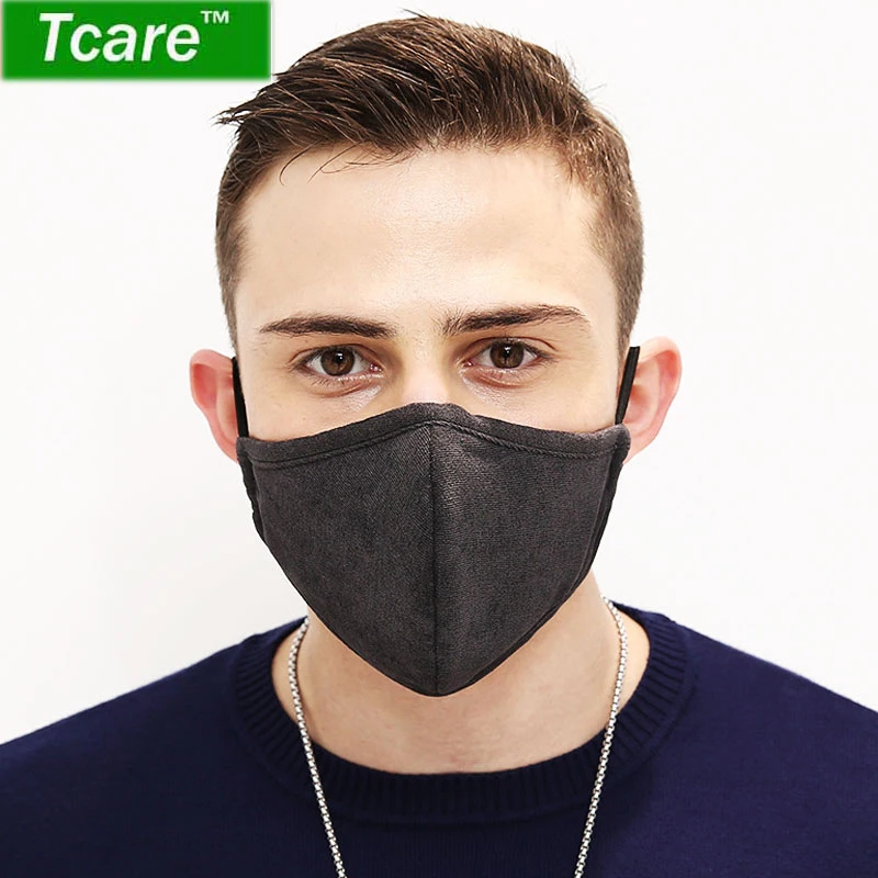 

1Pcs Mask Dust Mask Anti Pollution Mask PM2.5 Activated Carbon Filter Insert Can Be Washed Reusable Pollen MasksCotton face Mask