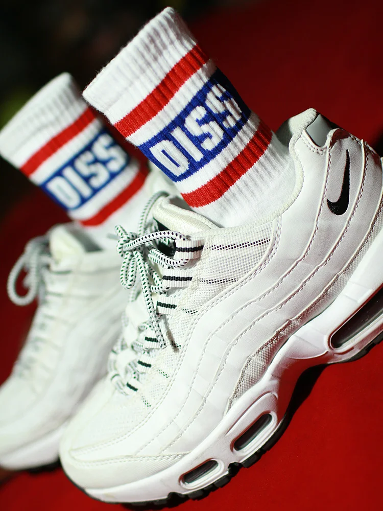 Носки для скейтборда в уличном стиле с надписью осенне-зимние стильные хлопковые