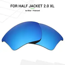 Mryok поляризованные Сменные линзы для Оукли полукуртка 2,0 XL Солнцезащитные очки цвета "ледяной синий"