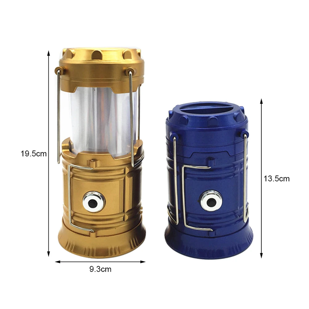 

1 Pcs Outdoor Camping Gear Tent LED Horse Lantern Collapsible Flame Light Portable Hiking Night Light