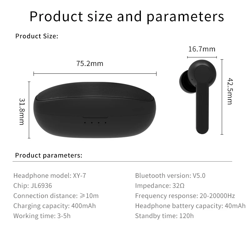 Sovawin TWS 5,0 bluetooth наушники модные наушники с сенсорным управлением мини бизнес беспроводные наушники стерео Спортивная гарнитура портативная