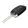 Dandkey Uncut Key Blade 3 Buttons Flip Remote Blank Shell Car Key Case For Hyundai Solaris i10 i20 i30 i35 i40 IX45 Series Key ► Photo 3/5
