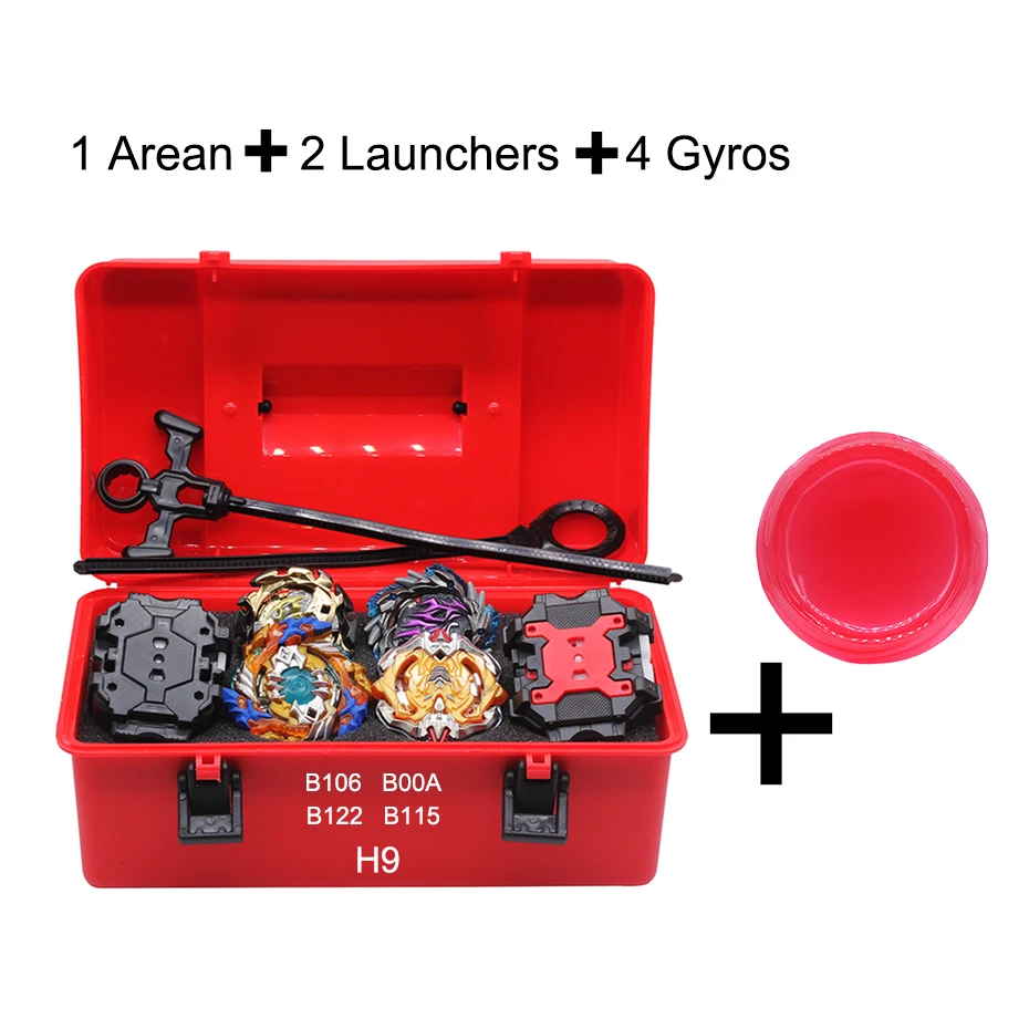 Bey Bay Burst toupe blade Набор B149 B150 Металл Fusion Avec Lanceur blade Arean Bey Burst Grip Launcher Детские лезвия для детей - Цвет: H9