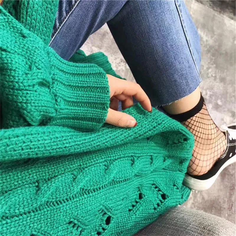 TUHAO HIGH Street Зима Осень Модное женское ажурное вязаное пальто женский свитер, кардиган длинное Свободное пальто HC130