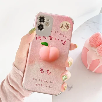 Kawaii Peach iPhone Case 6