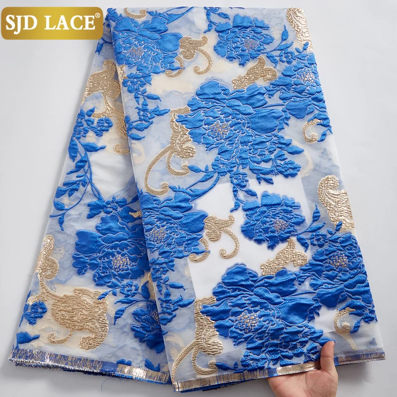 

SJD LACE Latest Design Brocade Jacquard Lace Fabric French Lace Fabric High Quality African Nigerian Lace Fabric For Party A2394