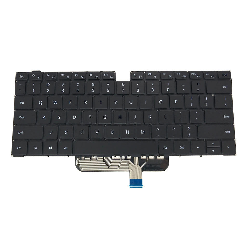 US English Russian backlit keyboard for Huawei MagicBook15 15.6 BOh-WAQ9HNL WAQ9HNR WAE9HN Laptop Keyboard RU with Light NEW