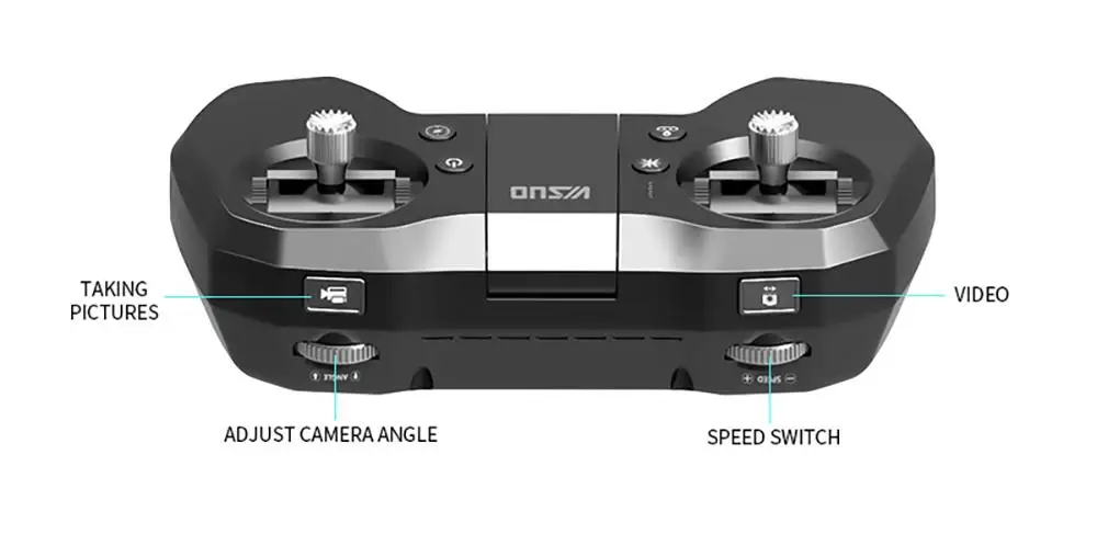 Kuulee VISUO ZEN K1 бесщеточная двойная камера оптический поток HD зум 4K Дрон Складная воздушная камера