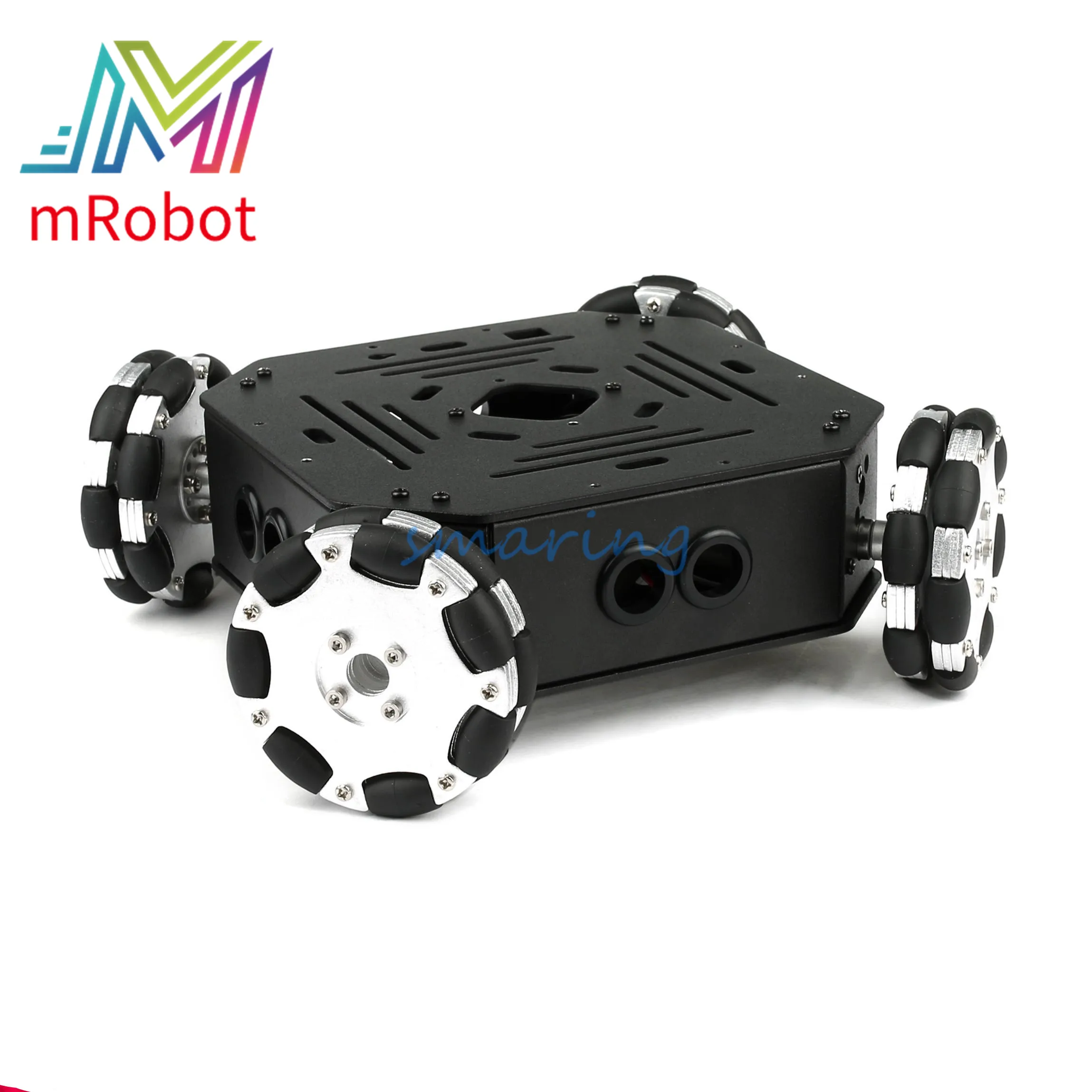 DIY 4WD Chassis Material Set Vehicles Model Four-wheel-drive Car Assembly Toy MA