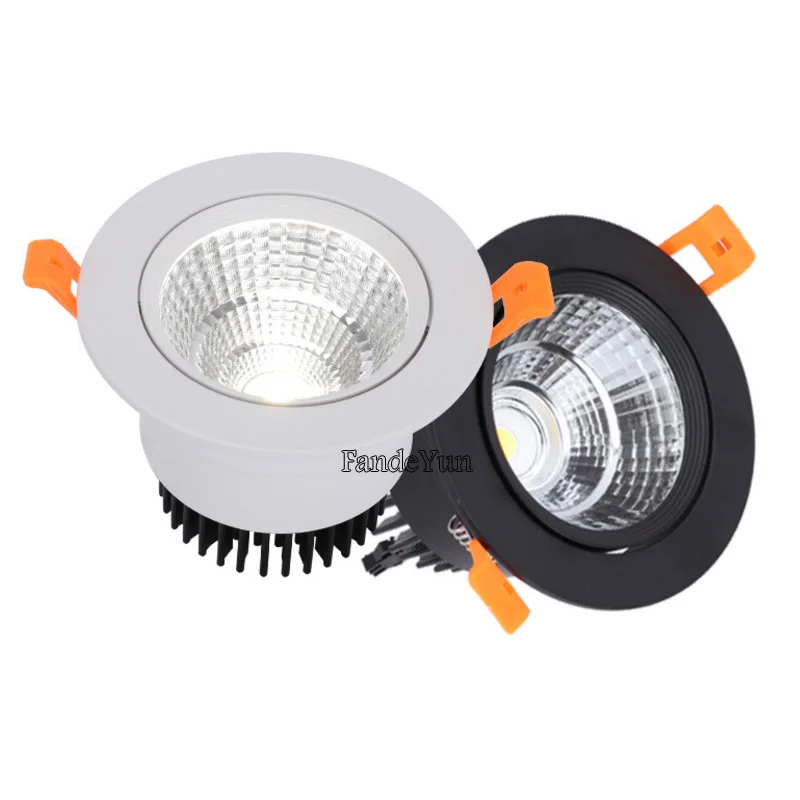

LED COB Downlight 3W/5W7W10W12W15W18W Ceiling Epistar LED Recessed Ceiling lamp Spot light For home illumination AC85-265V