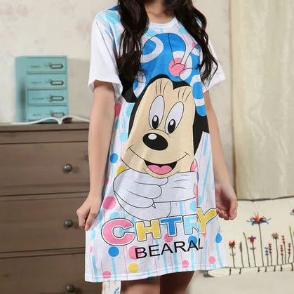 Нижнее белье для девочек Disney Mickey 40 70 кг домашняя одежда халаты летняя Пижама