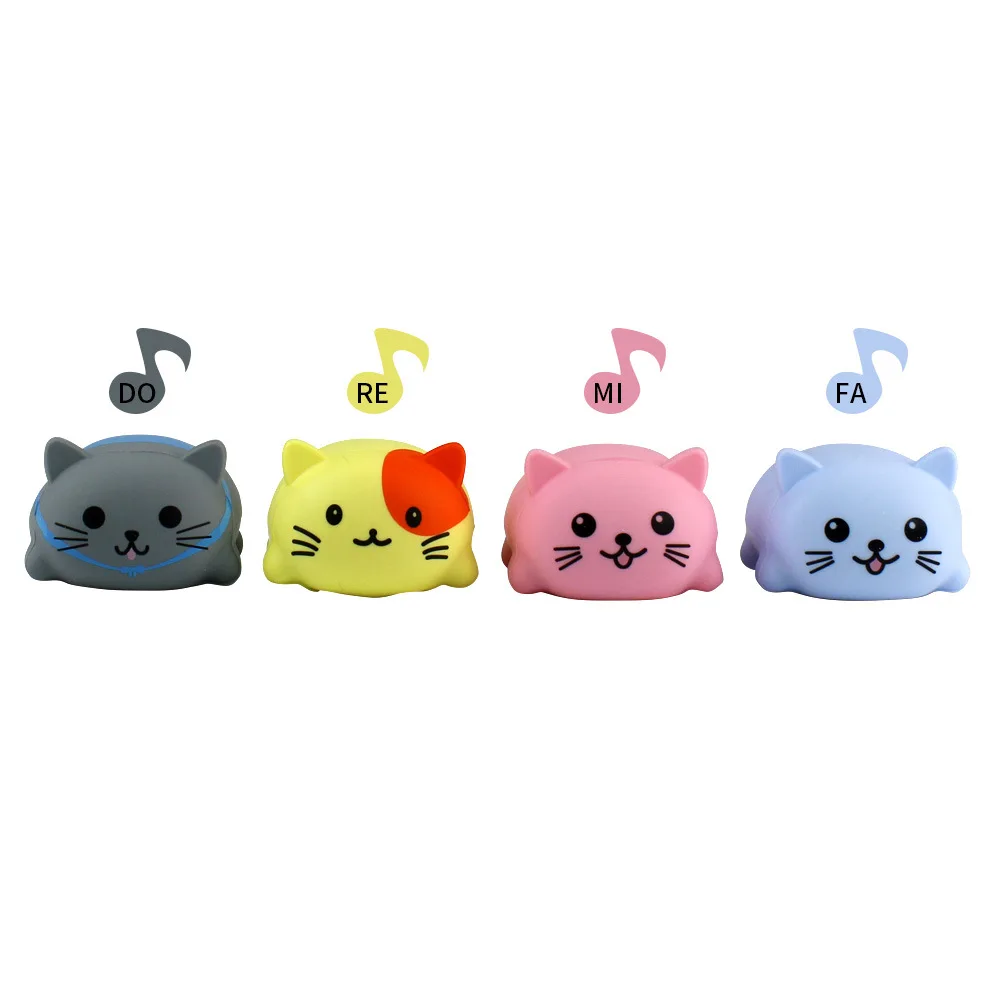 Lemon Friends Meow Chorus 3589 электрическая музыкальная шкала кошка сияющая музыкальная игра производитель Douyin маленькие игрушки