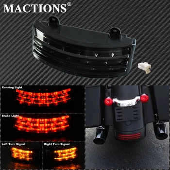 

Motorcycle Tri-Bar LED Rear Fender Brake Light Turn Signal Lamp Taillight For Harley Touring Street Glide FLHX FLTRX 2006-2009
