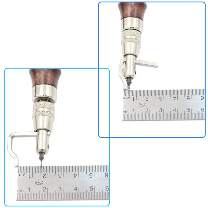

7 шт./компл. инструменты для пробивки кожи, регулируемые ремесла «сделай сам», набор для резки окантовки, прострочки, аксессуары для пробивки