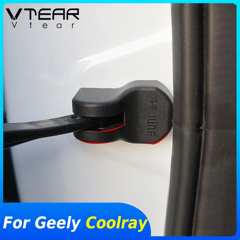 Vtear Geely Coolray SX11 BelGee X50 car door stopper trim cover interior lock frame protection Mouldings styling accessories car door protection pad