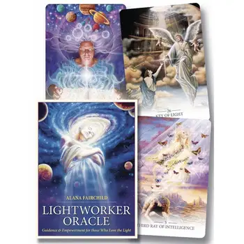 

In-stock 44 Sheets Tarot Cards Lightworker Oracle Tarot Board Games Card Party Supplies For Adult Children
