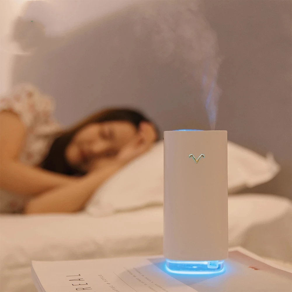 Air Humidifier USB Ultrasonic Aroma Essential Oil Diffuser Romantic Projection Humidificador Color LED Purifier For Home kbaybo 300ml usb electric aroma essential oil diffuser ultrasonic air humidifier wood grain led lights aroma diffuser for home