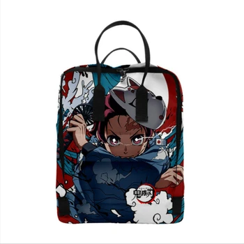 

School Backpack 2020 New 3D Bag Cloth Ghost Exterminated Blade Backpack Cartoon characters Rucksack Ladies Sac A Dos Mochila