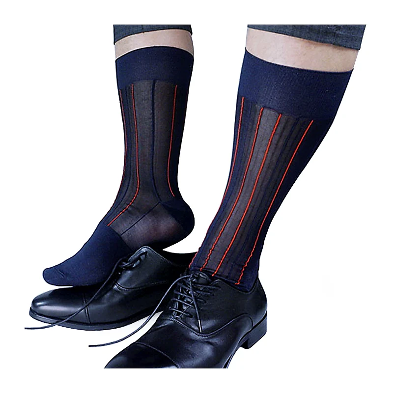 Men's Silk Socks Black Silk Sock Silk Man Socks Nylon Socks Men