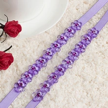 Женский бюстгальтер на бретельках, Цветочные Стразы, невидимые эластичные бретельки