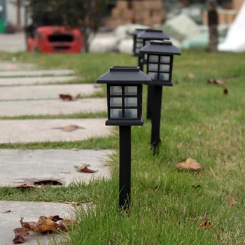 

2pcs Solar Pathway Lights Outdoor Garden Lights Waterproof Pathway Solar Lights LED Lamp Outdoor Solar Light Landscape Lawn Lamp