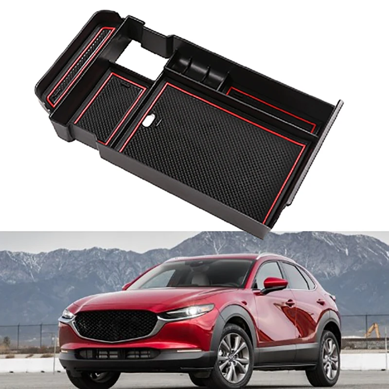 AU04-ящик для хранения в подлокотнике автомобиля Mazda CX-30 2019 2020 подлокотник с