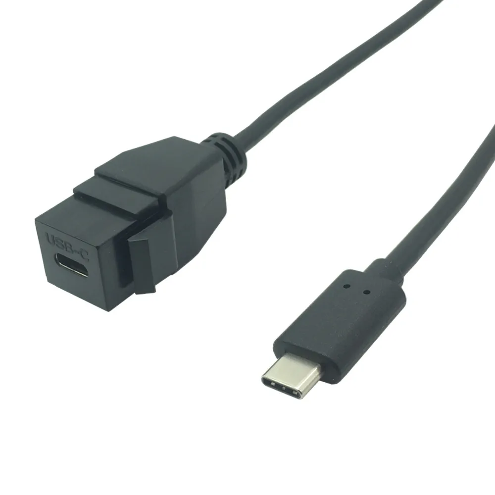 USB C Keystone Jack Insert Cable for Wall Plate Outlet Panel [10006] -  $8.99 