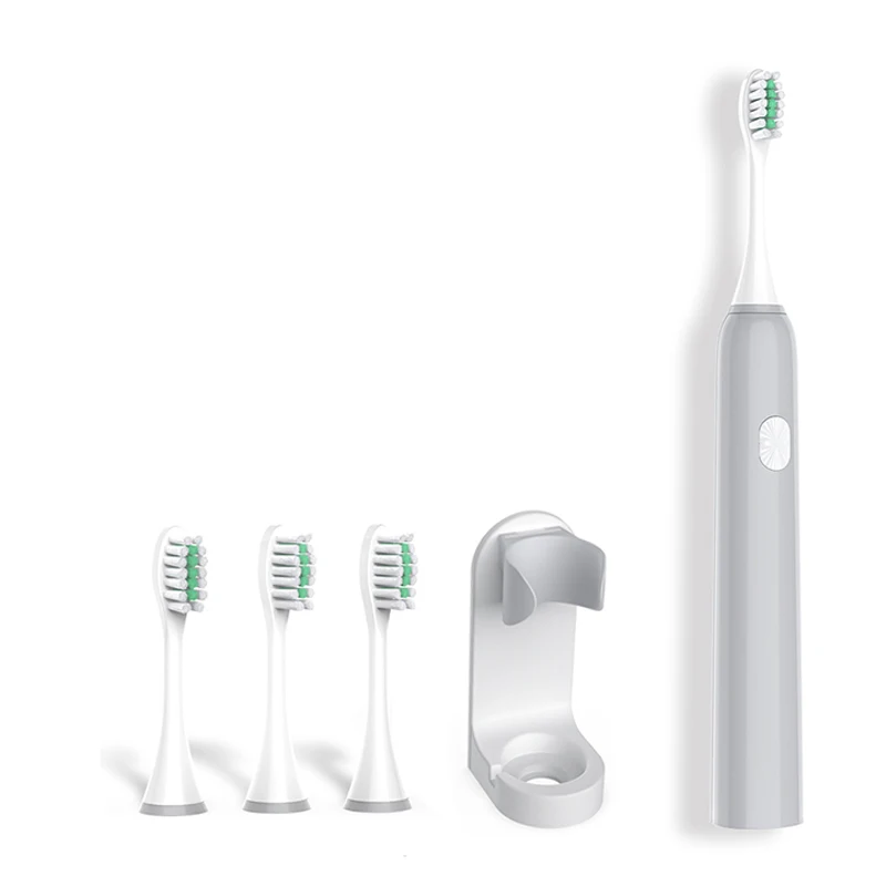 Ультра звуковая электрическая зубная щетка USB зарядка 4 режима здоровья отбеливание зубов щетка IPX7 водонепроницаемые сменные головки