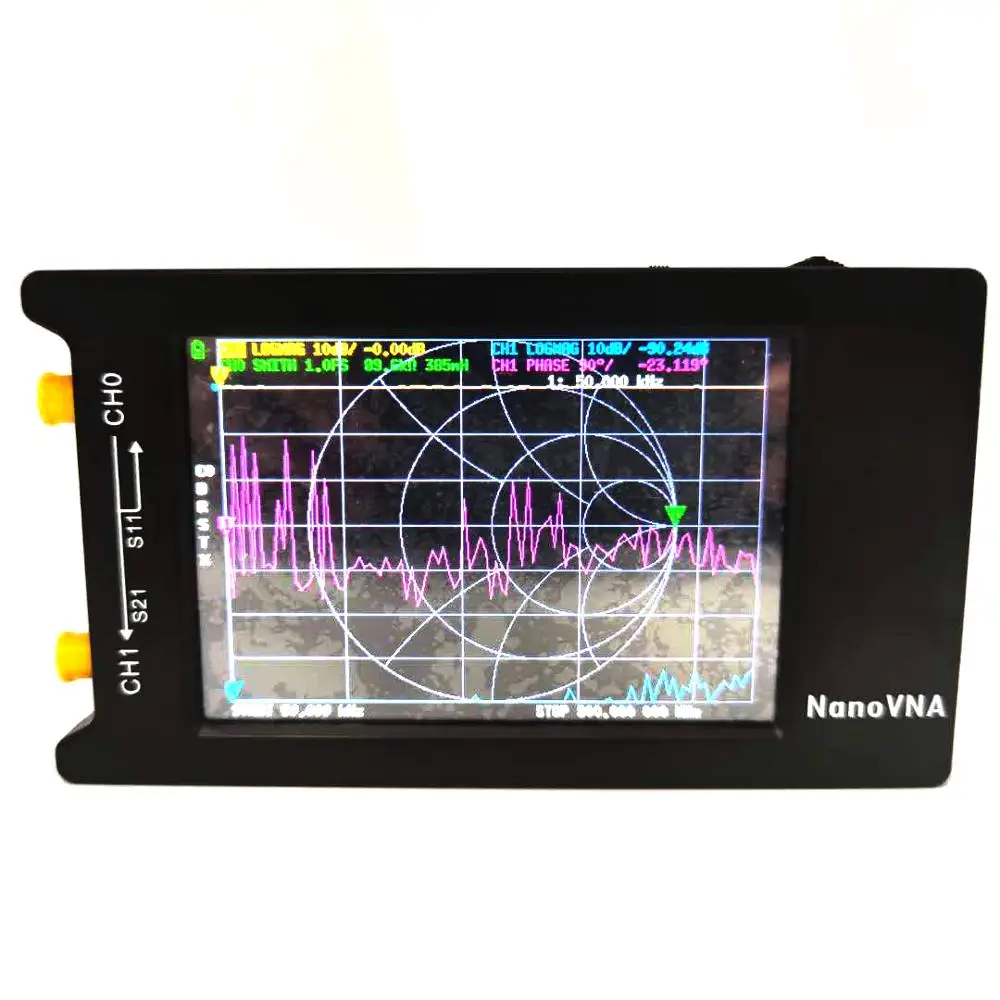 NanoVNA H4 4 дюйма вектор сетевой анализатор антенны коротковолновое MF HF VHF UHF талант| |