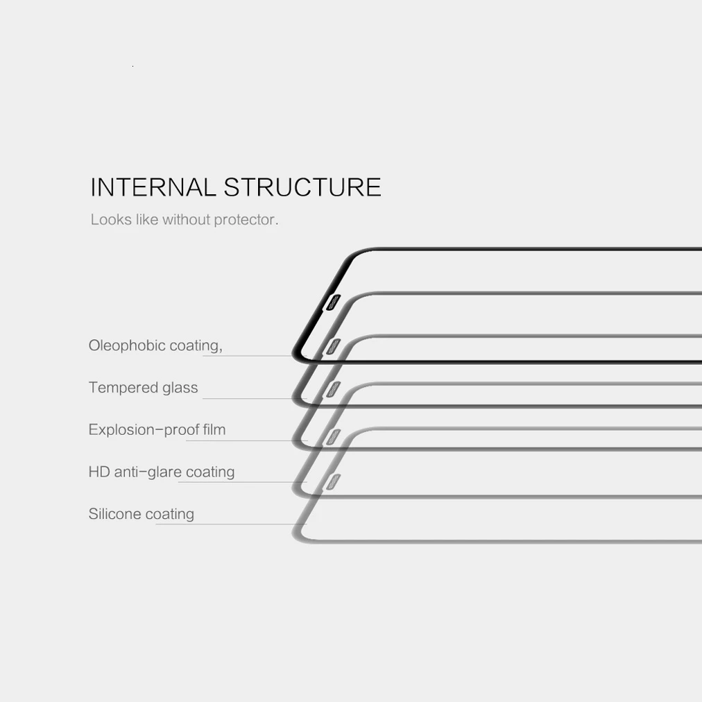 NILLKIN Антибликовая Защита экрана для iPhone 11 Pro Max H/H+ Pro/CP/XD/3D защитное закаленное стекло для iPhone X XR XS Max пленка