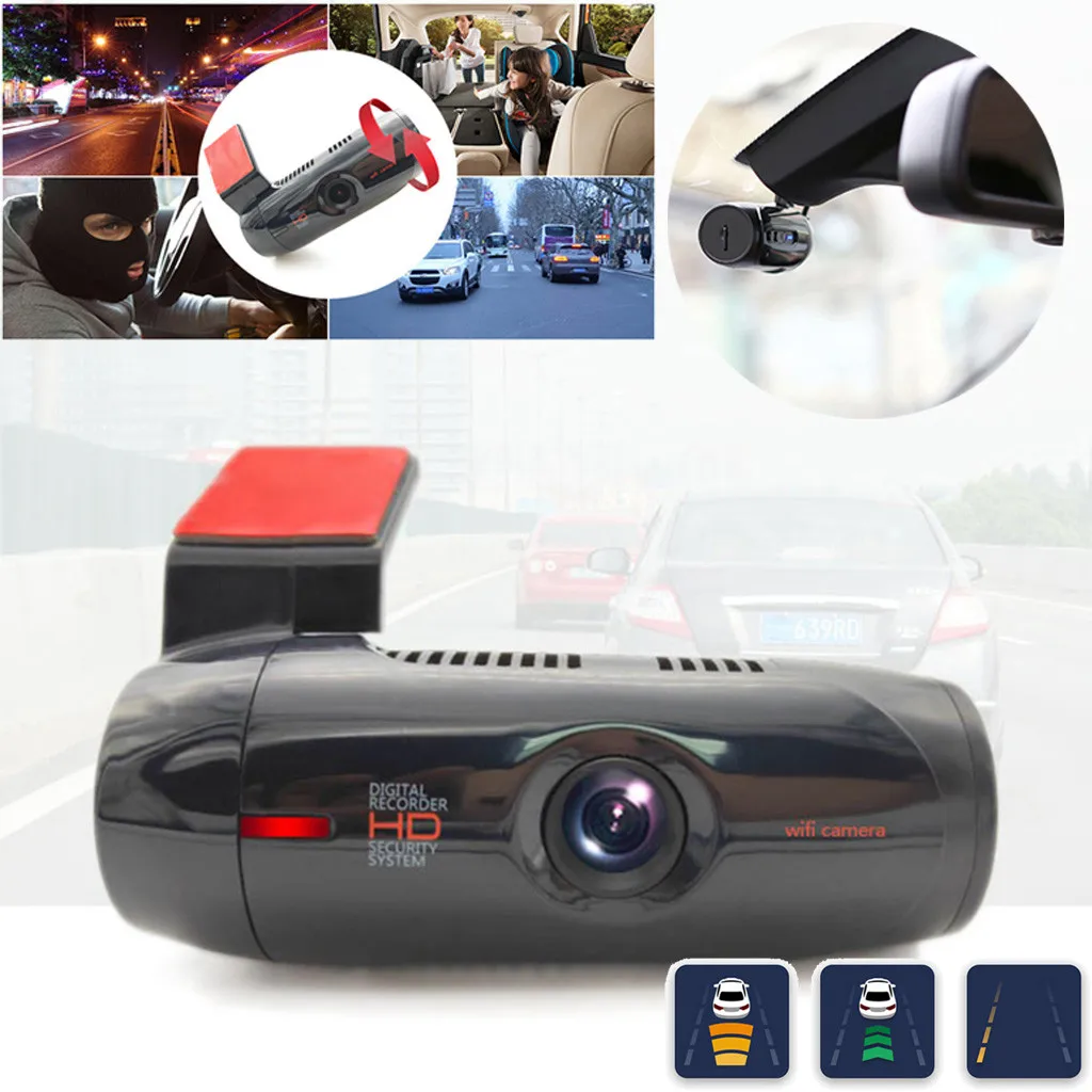 

1080P HD Wifi Car Cameras Vehicle Video Recorder 360-degree rotation for Android for IOS APP control Car Hidden Sprint Cam