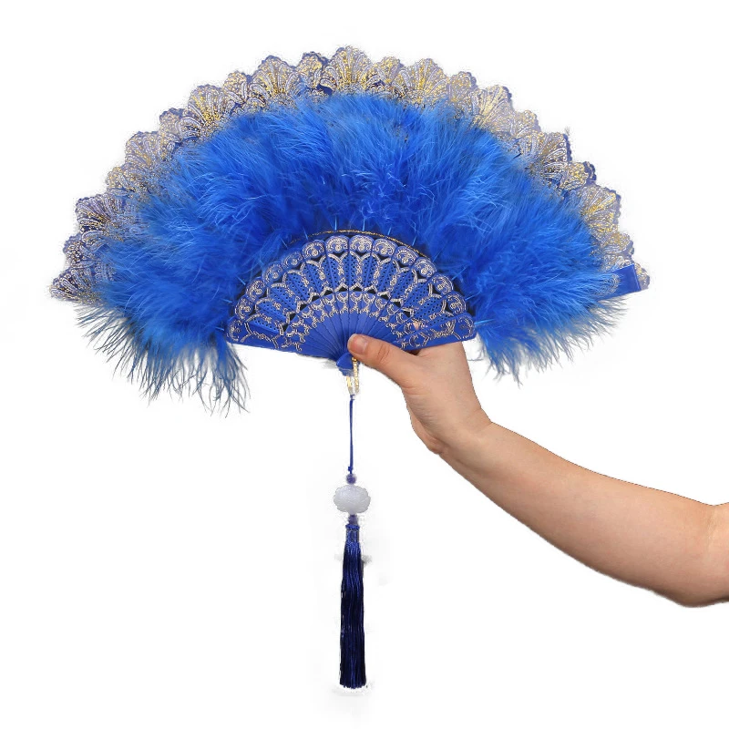 Feather Home Decoration, Feather Wedding Fan, Hand Fans Feathers