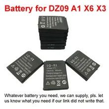 Высокое качество 1 шт. DZ09 Батарея для A1 GT08 Q18 V8 V9 X6 T8 Q50 Q90 Q529 Батарея